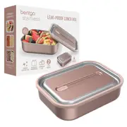 Bentgo 1.2L Stainless Steel Leak-Proof Lunch Box - Rose Gold