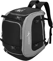 MOPHOEXII Ski Boot Bag，65L Waterproof Winter Sport Backpack-Ski Boots Snowboard Boots Bag for Ski Helmets, Goggles, Gloves, Ski Apparel & Boot Storage