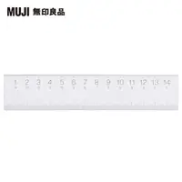 在飛比找momo購物網優惠-【MUJI 無印良品】壓克力透明尺/15cm