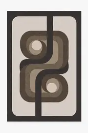 185' x 275' | Machine Washable Runner Rug | Kid & Pet Friendly | Indoor Rug | Jonathan Adler Madrid Gunmetal Rug | Ruggable