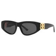 Womens Balenciaga Sunglasses Bb0095s Black/ Gold/Grey Sunnies