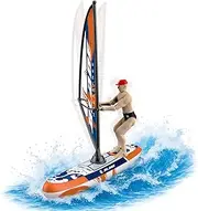 Sockywin RC Remote Control Boat for Children 8-12 Years, 2.4 GHz Toy Boat with Self-Rising Function, Mini Racing Yacht for Pool, Lakes, Ideal Summer Toy as a Gift for Boys and Girls