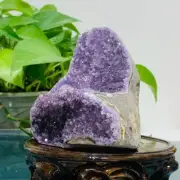 1024g Natural Amethyst Geode Mineral Specimen Crystal Quartz Energy Decoration