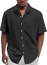 White Shirt Mens T Shirts Loose Fit Polo Adult Plain T Shirt Mens Slim Fit Zip Up Polo Short Sleeved Casual Button Down High Neck Black for Extender Plaid Long Checked Vests Zip