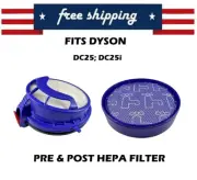 Post Pre Motor HEPA Filter For Dyson DC25 DC25i Bagless Vacuum 916188-05; 919171