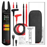 BSIDE U5 Clamp Meter, 600A AC/DC, True RMS Auto-Ranging, TFT Color Screen, NCV, USB Rechargeable 1200mAh, U-Shaped Multimeter