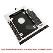2nd HDD SSD Hard Drive Caddy for Lenovo Thinkpad L440 L540 with Bezel Faceplate