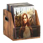 Vinyl Record Storage Vinyl Record Box Case Crate Vinyl Record Album Holder De...