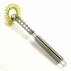 Norpro 8.5" Stainless Steel Silicone Coil Mini Saucinator Whisk - Mix Beat Blend