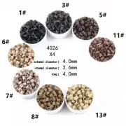 200ps Brand New Hair Extensions Micro Large 40*26*40 Silicon-Lined Nano Ring