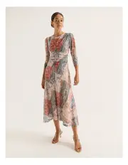 [REVIEW] Florentine Mesh Dress in Multi