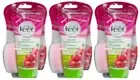 3 X Veet In-Shower Hair Removal Cream with Grape Seed Oil 150ml