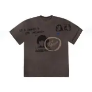 Travis Scott Cactus Jack For Fragment Hiroshi Tee Brown Pepper