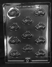 K129 Bite Size Sunglasses Chocolate Candy Soap Mold with Instructions