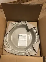 Pyrex Glass Clear Pie Cake Plate 9.5" USA Pan Deep Dish Grab Cook Kitchen 2 pack