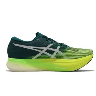 Asics 競速跑鞋 Metaspeed Edge 男鞋 綠 螢光綠 黃 路跑 碳板鞋 厚底 運動鞋 亞瑟士 1013A116300