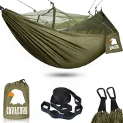 Camping Hammock with Net - Lightweight Double Hammock 2 * 10Ft Straps, Portable