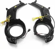LED DRL Daytime Running Light Front Fog Lamps with Turn Signal Compatible With Toyota 4Runner 2014 2015 2016 2017 2018 2019 2020 2021