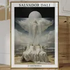 Salvador Dali Nightmare Poster, Dali Print, Surreal Art, Surrealism