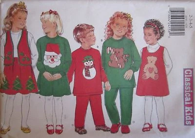 Butterick Sewing Pattern 4650 Dress Top Jumper Vest Pants