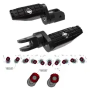 Ducabike Ducati Adjustable Rider Footpegs Sport - Monster 821 2015+ - Black