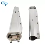 Chrome Straight Spring Loaded Mud Flap Hanger 2.5" Bolt Spacing,30" Length