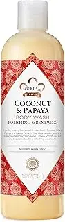 Nubian Heritage Body Wash, Coconut and Papaya, 13 Fluid Ounce