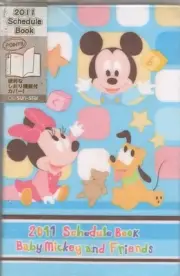 Disney 2011 Vintage Baby Mickey Mouse & Friends Rare Schedule Book Planner