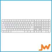 Apple Magic Keyboard With Touch ID And Numeric Keypad - White