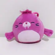 Squishmallows 3.5" Clip On Plush Pepper the Pink Walrus BNWT KellyToy
