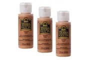 3x Plaid FolkArt Terra Cotta 59ml Acrylic Art Craft Paint Pueblo Textured Finish