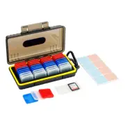 Dual Protection Memory Card Clear Plastic Case Holder Storage for SD MicroSD TF