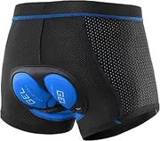 [Cyridy] Men's Cycling Underwear Soft Mesh Gel Padded Cycling Underwear Undershorts MTB Liner Shorts