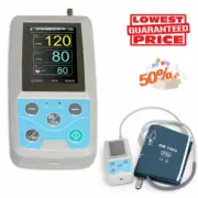 Ambulatory Blood Pressure Monitor NIBP Holter USB Software 24 Hour Record ABPM50