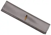 Aintree Curb Chain Leather Closed Cover Black Horse Pony Bridle