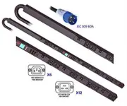 APC AP8866 2G Metered PDU 0U 17.2kW 60A 208V-3PH 320 C19 C13 309 60A 3P+PE