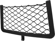 DRESSOOS Car Storage Net Car Pocket Organizer Car Organization Sturdy Abs Plastic Frame