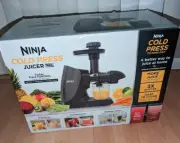 Ninja Cold Press Pro JC101 Compact Powerful Slow Juicer w/ Total Pulp Control