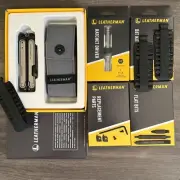 Leatherman ARC bundle Multitool w/Bit Kit Ratchet Driver+Black Cutters+Long Bits