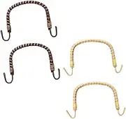 MOKKHNB 4pcs Rattan Style Kettle Handles Practical Pot Grip Replacement for Teapots Heat Resistant Easy to Install Kitchen Gadget for Home Use
