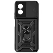 Case for Oppo A38 Ring Stand Sliding camera cover