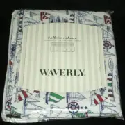 Waverly Topsail Nautical Valance Boats Compass Balloon 14 x 79 NEW