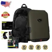 Portable Electronic Lock Box with SlingBag - For Safe Travel and Handgun Storage