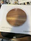 Caravan Home Lazy Susan 10.8” Wood NIB