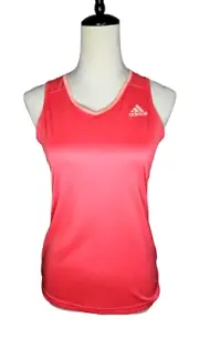Adidas Womens Performance Racer Back Tank Top Pink Small NWT Climacool