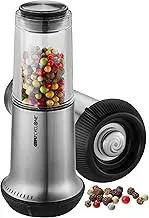 Gefu,Medium,Silver,34627 X-PLOSION Salt or Pepper Mill, Stainless Steel, 15 cm