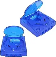 Translucent Plastic Housing Case,Retro Video Game Console Protective Shell in Blue Game Console Protector