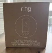 Ring - Hardwired Kit for Cameras (USB-C) - Black; Brand New, Sealed