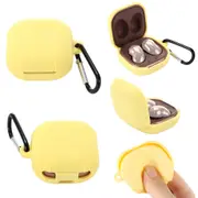 For Samsung Galaxy Buds Live / Galaxy Buds Pro Case, Silicone Case, Hook, Yellow