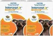 Interceptor Spectrum Tasty Chews for Very Small Dogs Up to 4Kg Brown 12 Chews